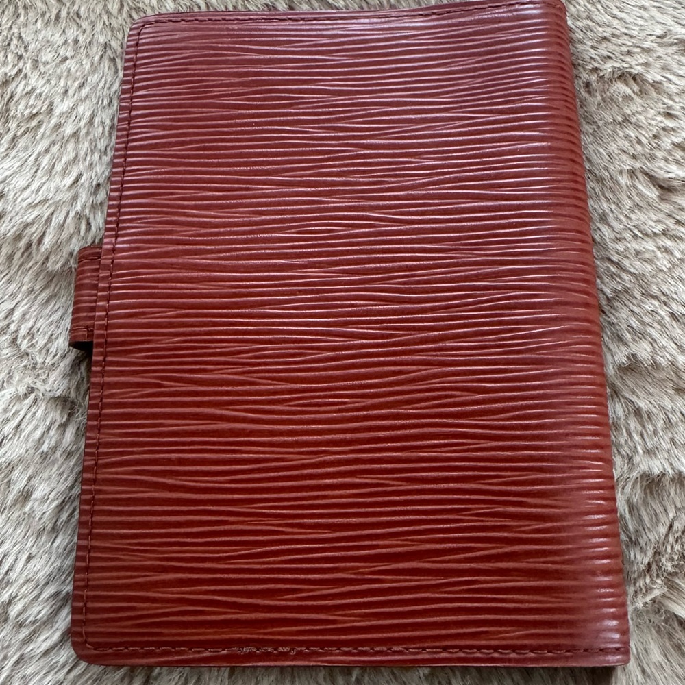 LOUIS VUITTON Brown Epi Leather Agenda Notebook Cover - Picture 3 of 10
